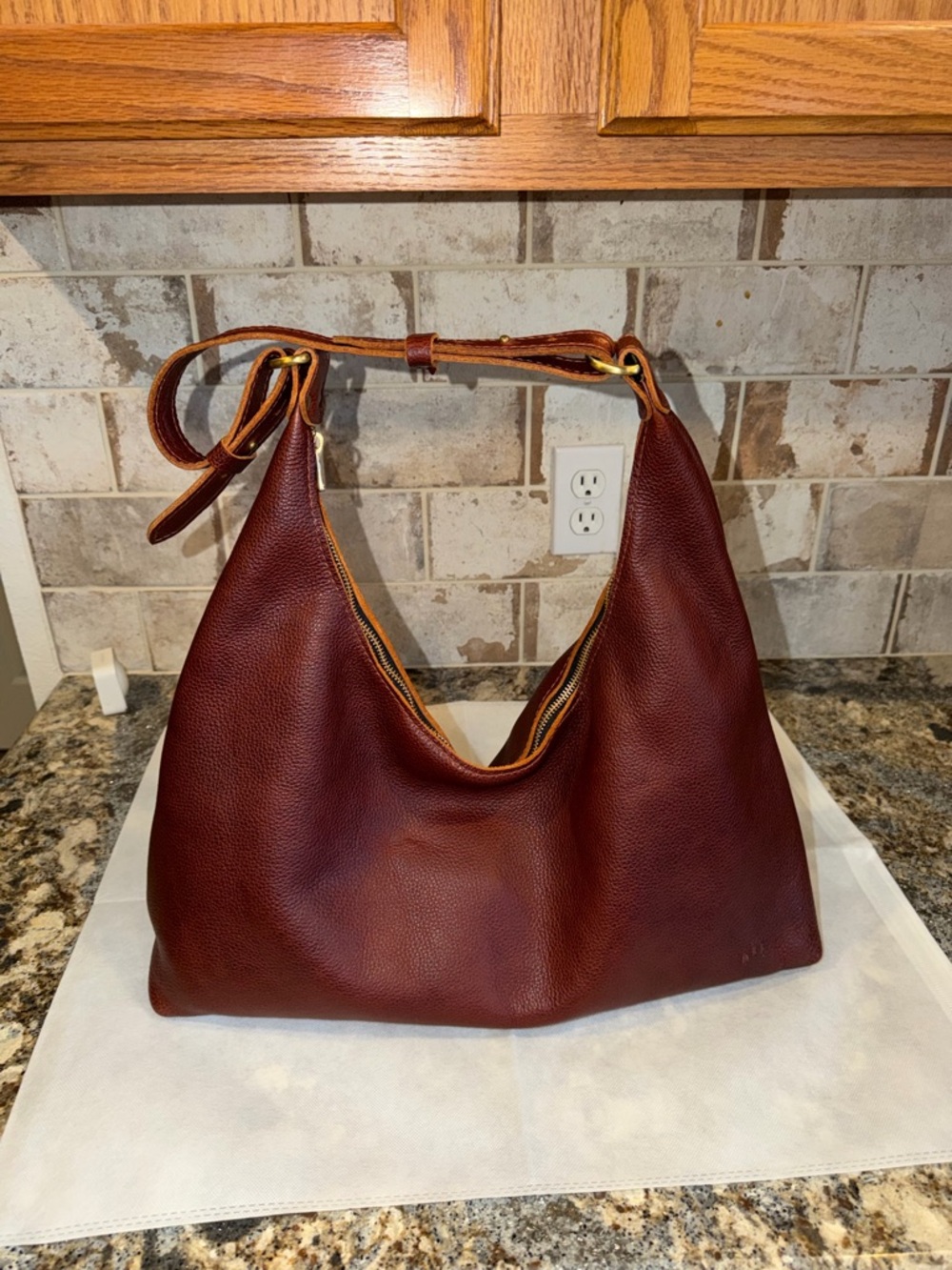 NEW Portland Leather Willow bag in Nutmeg - Picture 3 of 8